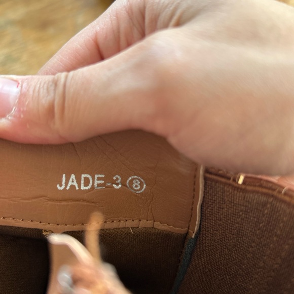 NWOT Faux Leather Pointed Bootie - 8 - Picture 3 of 4